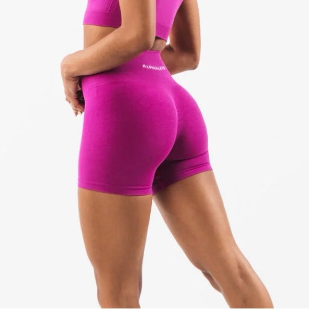 Alphalete Amplify shorts Candy Crush Size S Seamless Scrunch Gym TikTok Viral